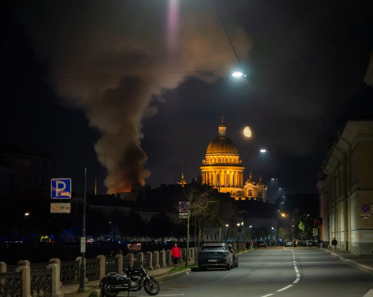 Вечер в центре Петербурга