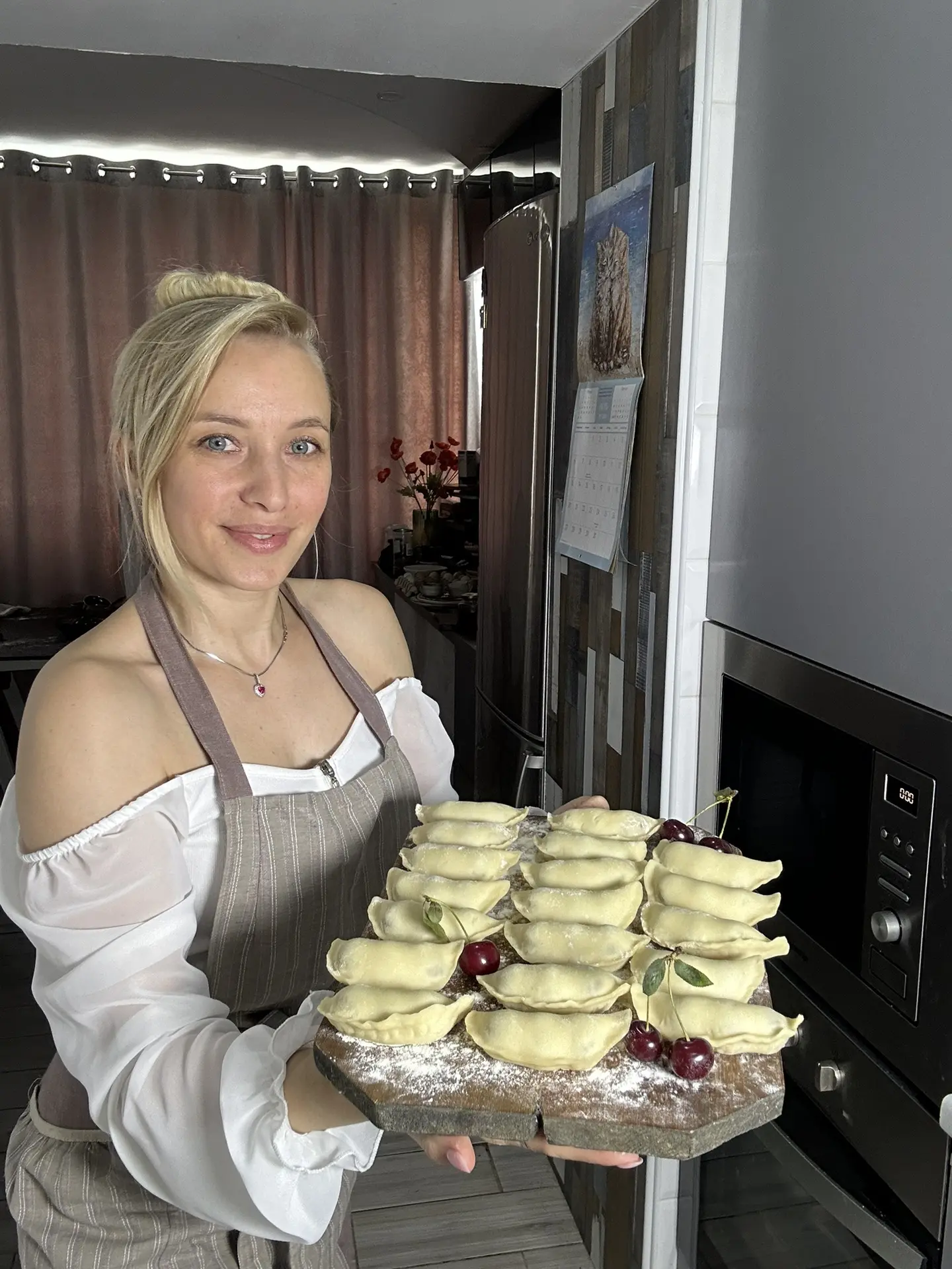 Вареники налеплены ,варю 🥟🍒😍
