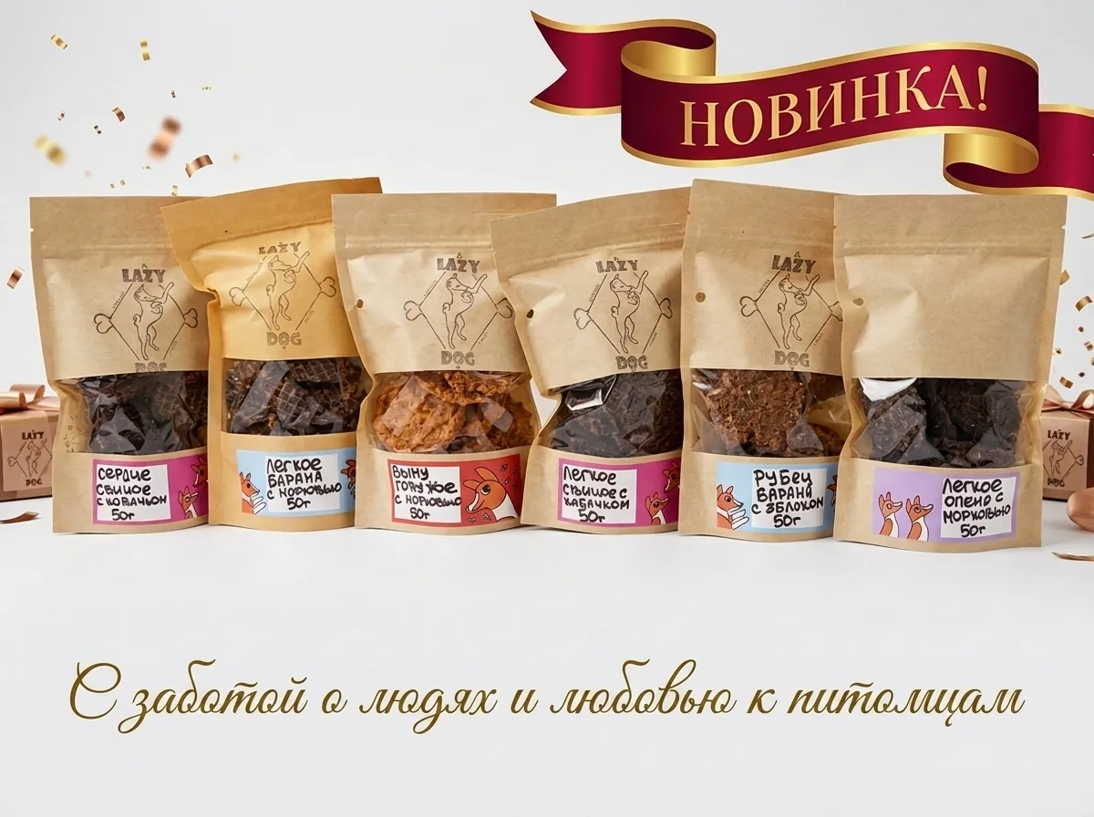 Друзья, представляем вашему вниманию еще одну шесть новинок! 🥳

Лакомства для  собак в формате "печ