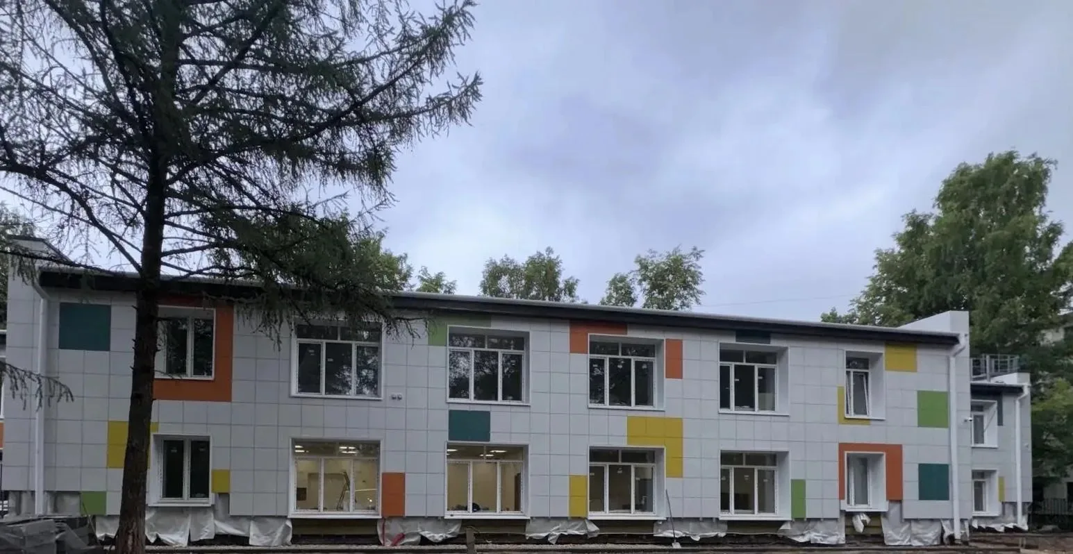 🏗 Детский сад в Апрелевке на улице Пойденко, 8, готов уже более чем на 80%