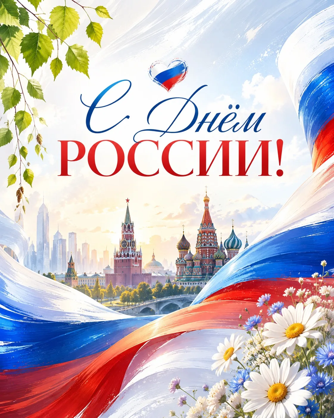 Дорогие друзья!

От всей души поздравляю вас с Днём России – праздником национального единства, граж