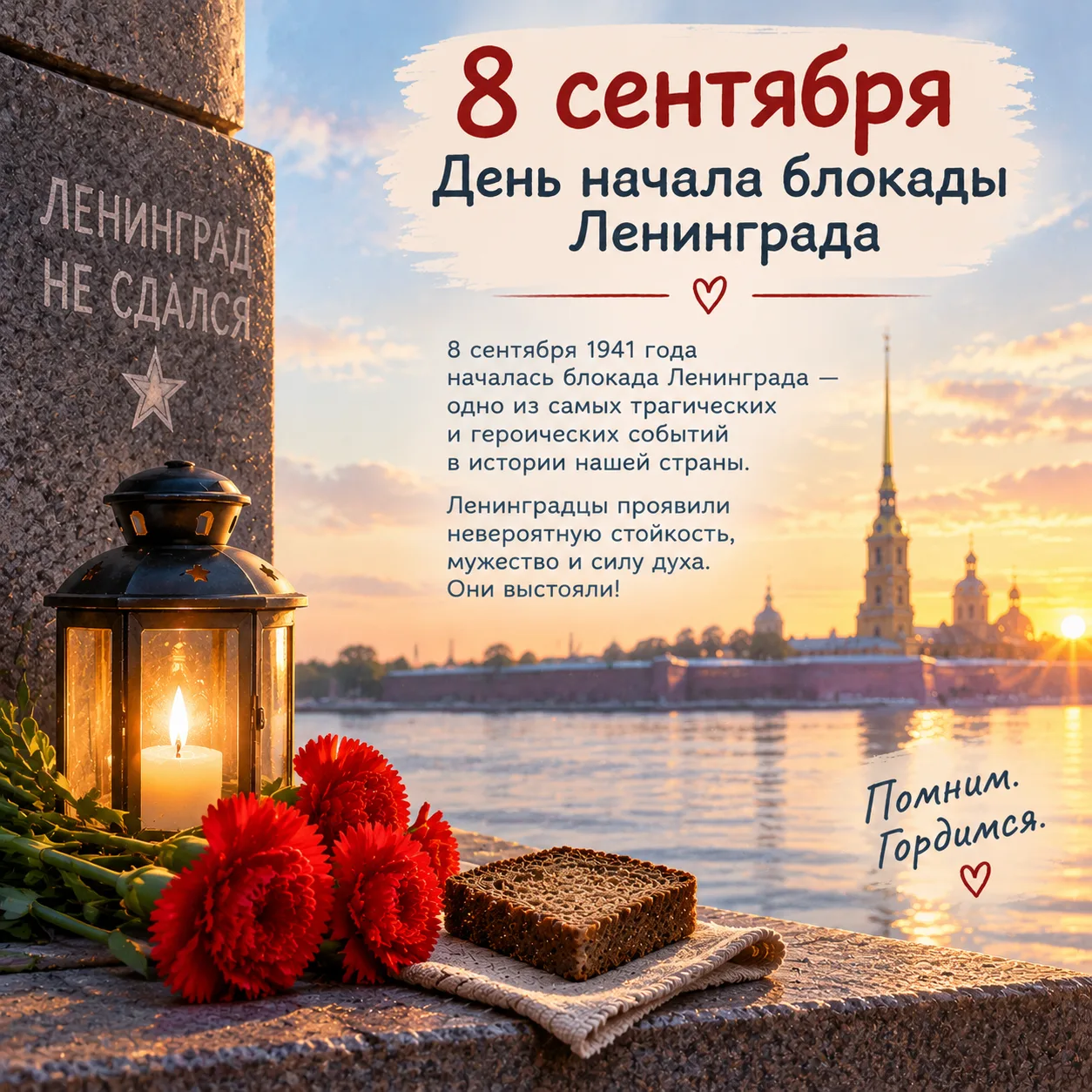 8 сентября 1941 года началась блокада Ленинграда — одна из самых трагических страниц в ...