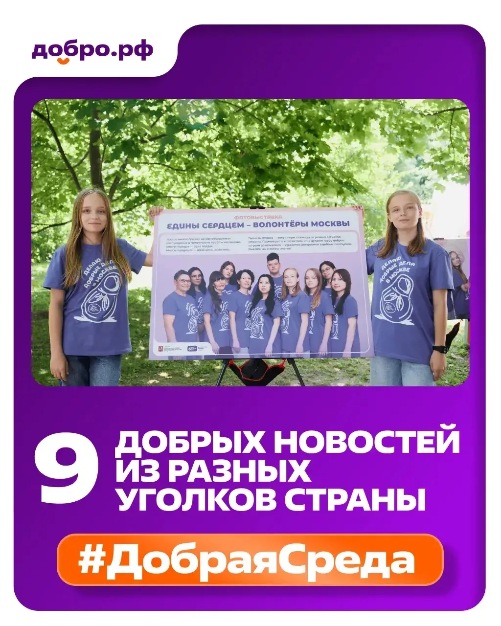 #ДобраяСреда: новости Добро.Центров и Ресурсных центров

От добрых встреч до масштабных событий — во