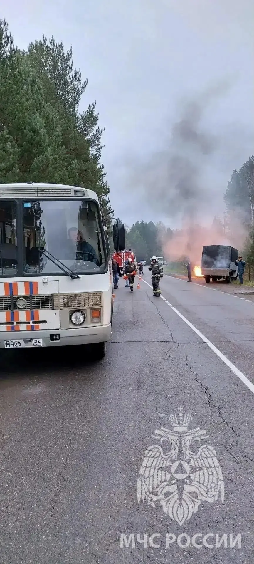 🚒 В Железногорске прошли учения по спасению людей при ДТП