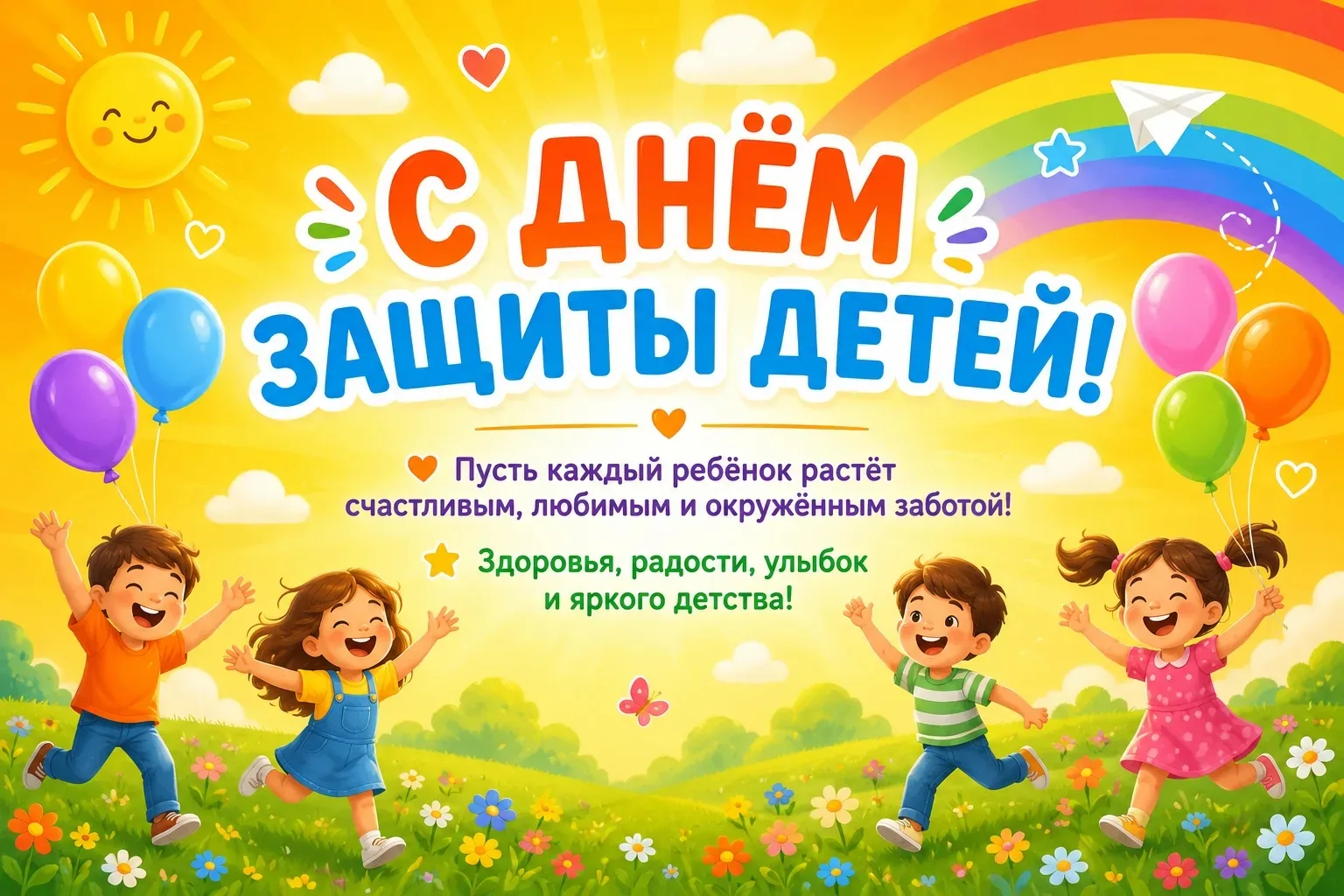 🌈 С ДНЁМ ЗАЩИТЫ ДЕТЕЙ! 🌈