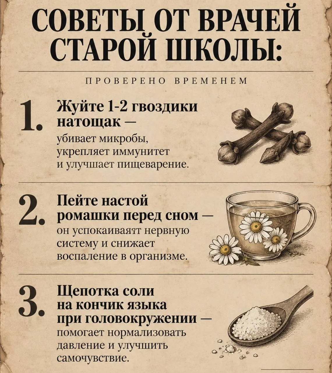 Советы от врачей старой школы❗️