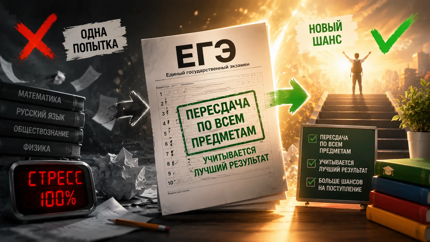 ⚠️ ЕГЭ могут разрешить пересдавать по всем предметам

В Общественной палате предложили дать выпускни