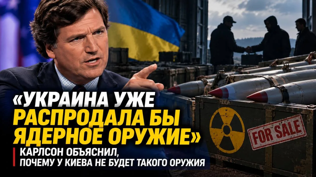 🇺🇦 «Украина уже распродала бы ядерное оружие»: Карлсон объяснил, почему у Киева его н...