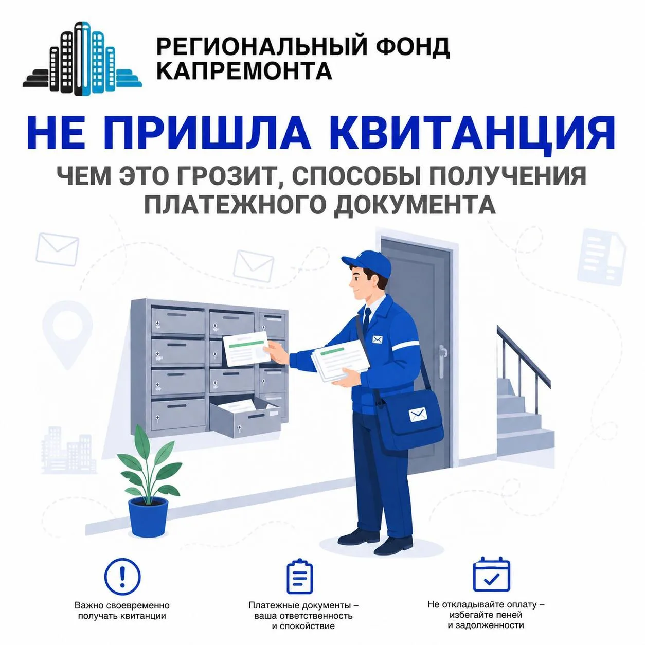 Почему не приходят квитанции на капремонт — и чем это может грозить