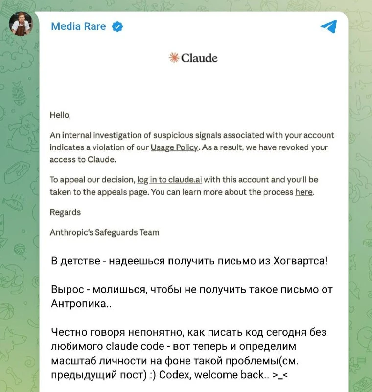 💻 Ограничения доступа российских пользователей к нейросети Claude