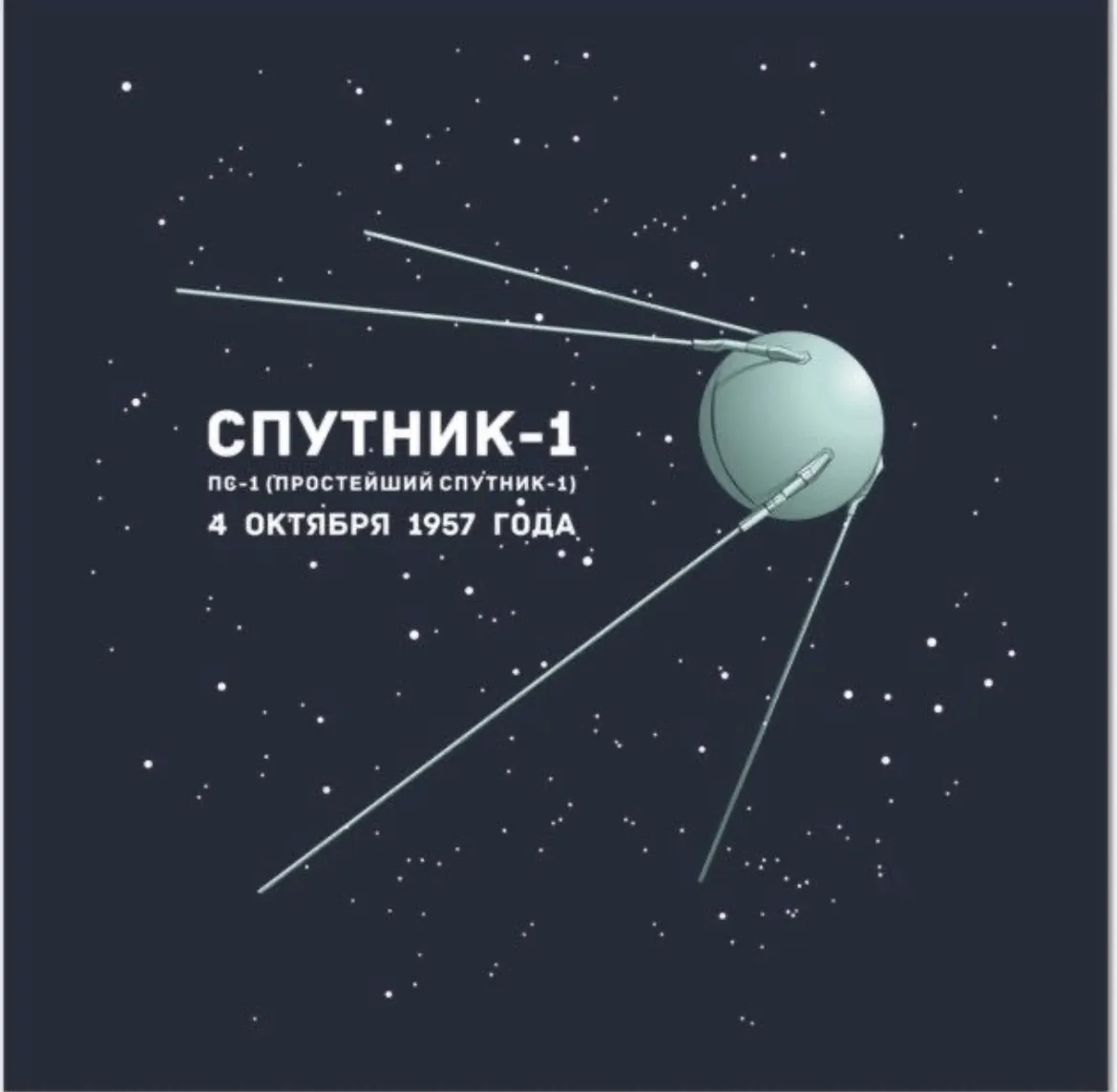 🚀 4 октября 1957 года: День, когда человечество шагнуло в будущее.