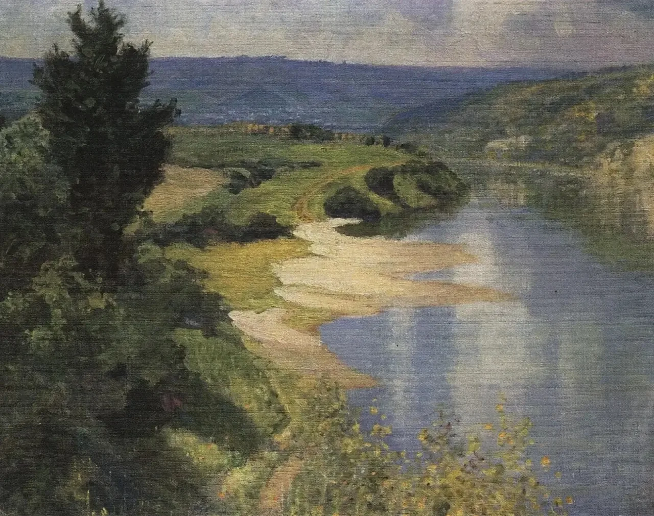 ✅ "Ока летом"
Холст, масло. 

Автор: Поленов Василий Дмитриевич  
(1844-1927)

Государственный мемор