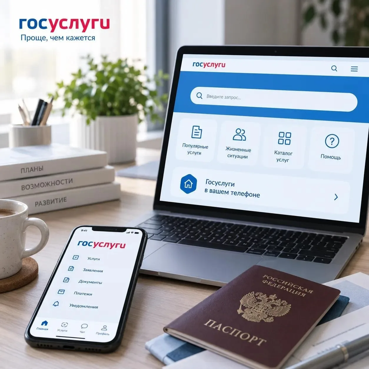 📄 Замените очереди на удобство онлайн-услуг