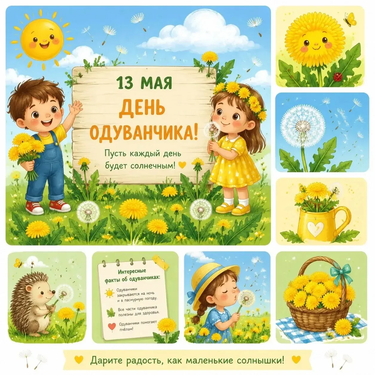 🌼День одуванчика в детском саду: весёлая прогулка на природе🌿

☀Весна — время пробуждения природы,