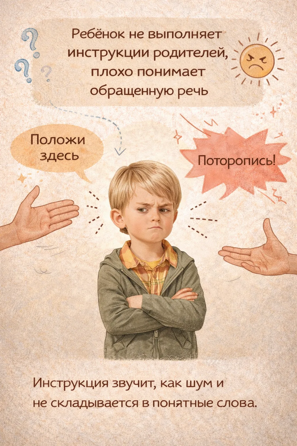 Почему дети «не слушаются» инструкции?