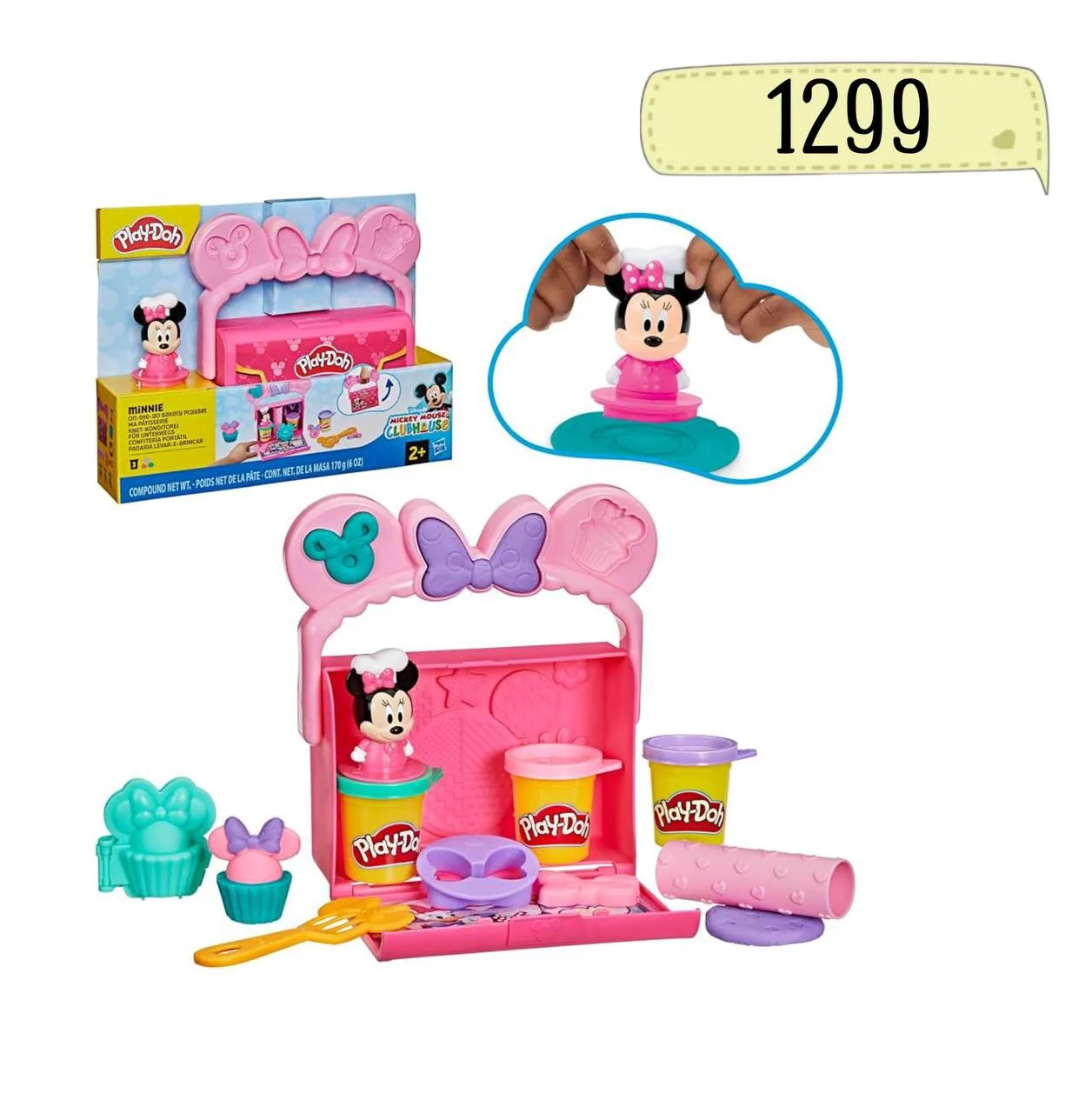 🧁 Набор Play-Doh «Кондитерская Минни Маус» — лепим сеты с Минни!
