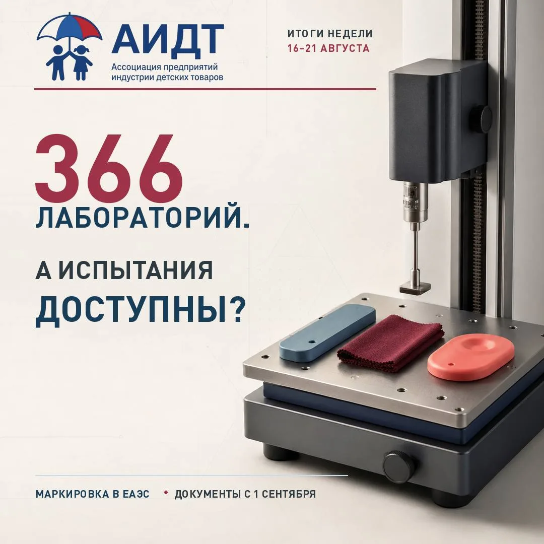 🗞 Главное в индустрии детских товаров: 16–21 августа