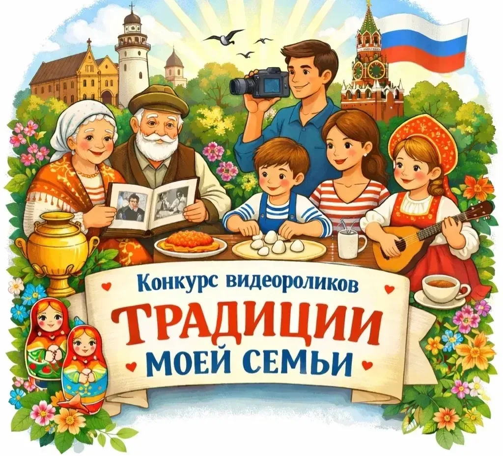 Конкурс видеороликов «Традиции моей семьи» — приём работ продлён!  Друзья, у вас есть ещё время прин