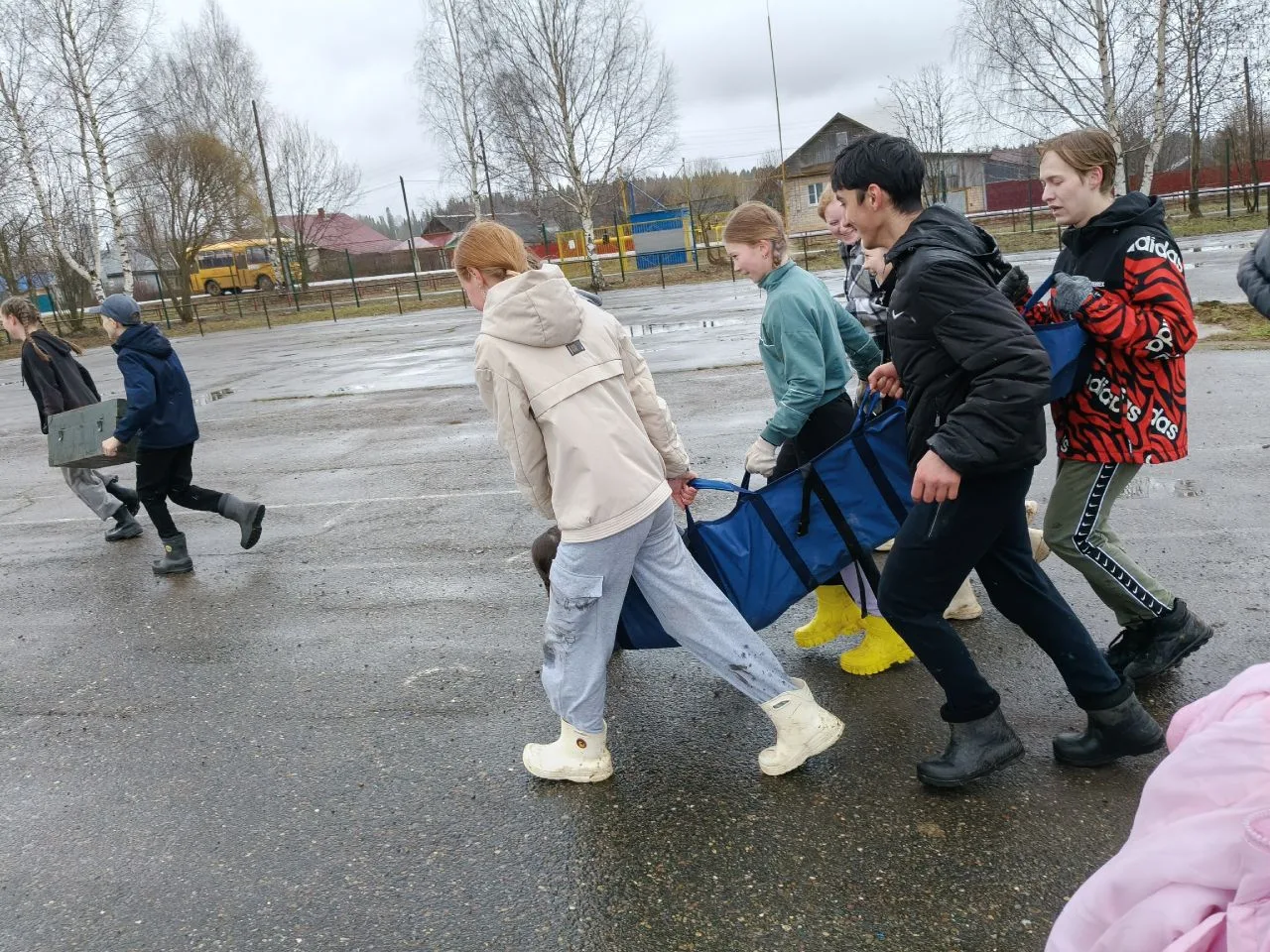 🇷🇺В рамках Патриотического фестиваля команда Новоеловской школы приняла участие в мун...