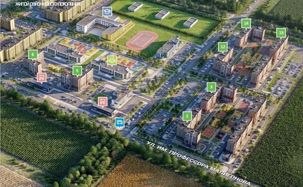 ЖК в Краснодаре - топовые лоты в сданном доме с отделкой «под ключ»!