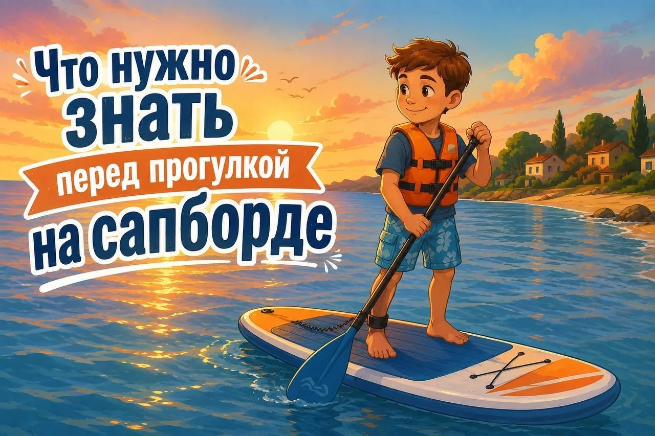 🏄🏼‍♂️ Сапборд – это отличный способ отдохнуть, но безопасность всегда должна быть на первом месте
