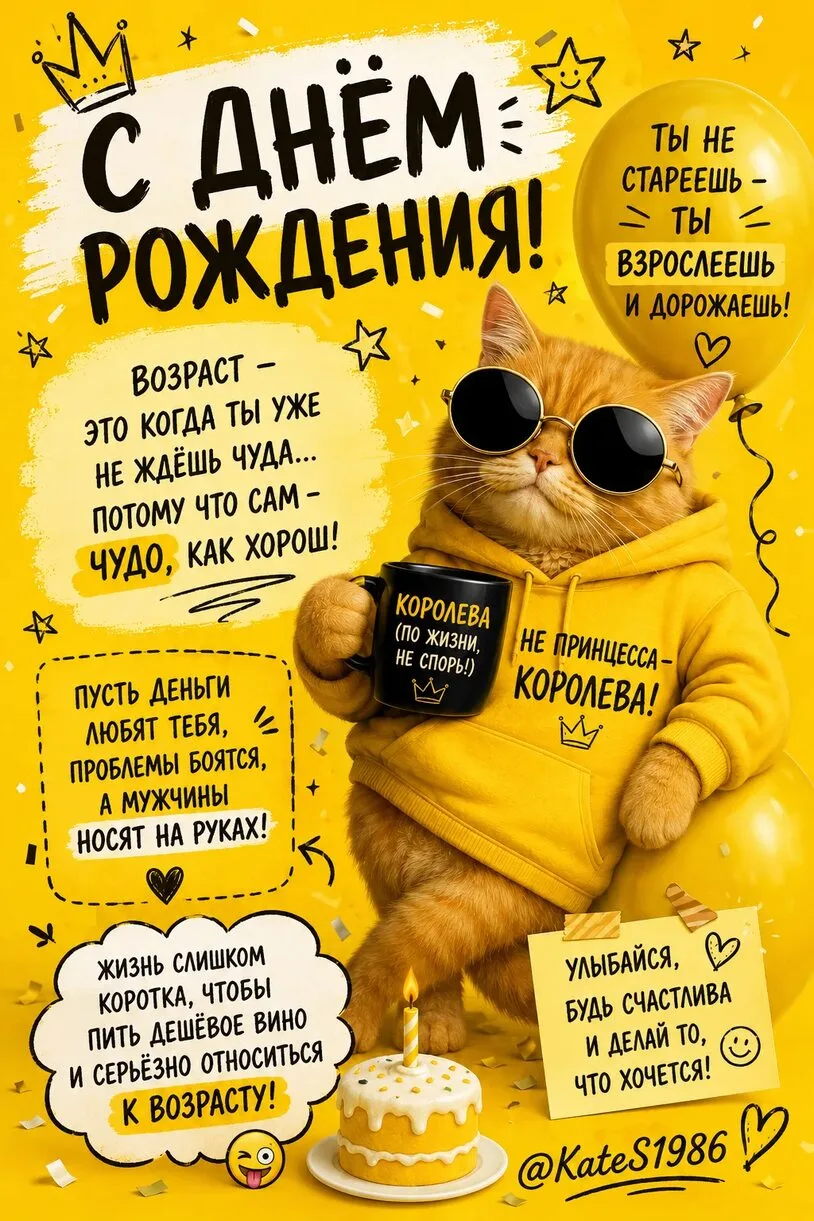 С днём рождения!🥳