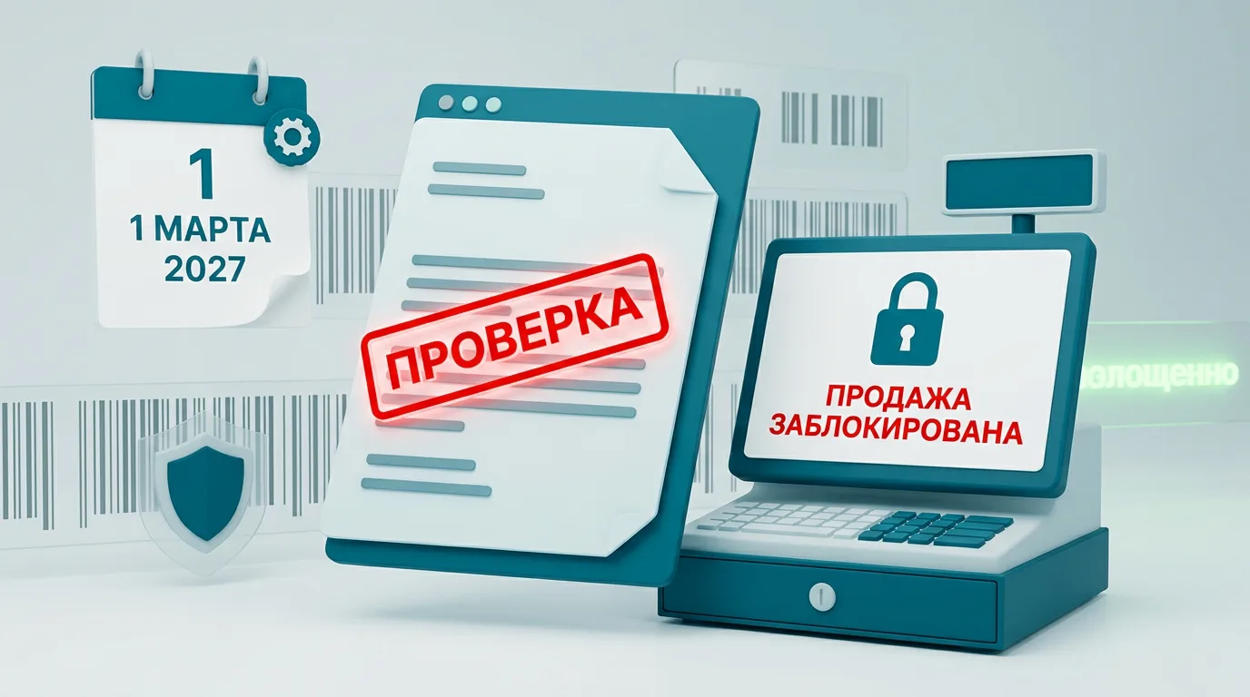 🚨 Новый закон по маркировке: проверки без предупреждения и блокировка продаж через «Че...