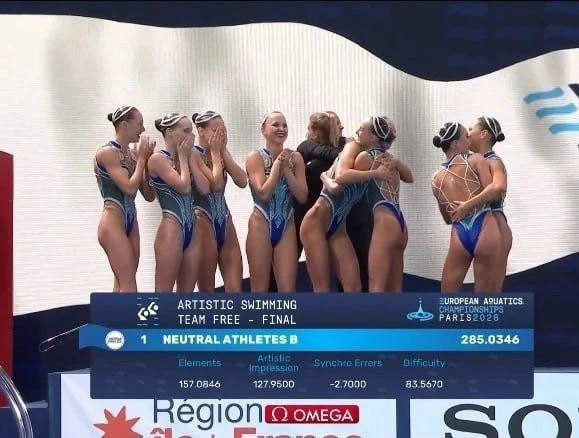 Российские синхронистки завоевали первое золото чемпионата Европы в Париже

Спортсменки победили в п