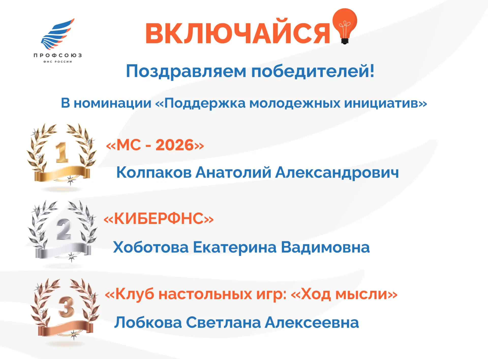 Изображение 1 к публикации «Профсоюз Налоговиков»