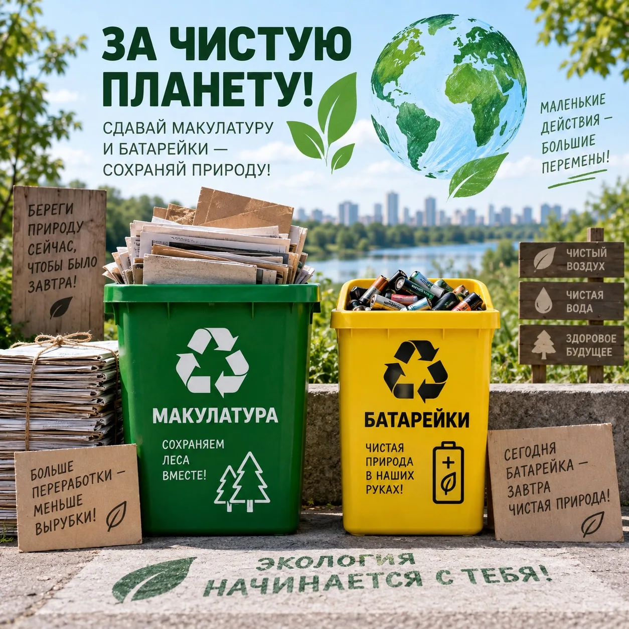 Запускаем ЭКОлогичную акцию 🌳