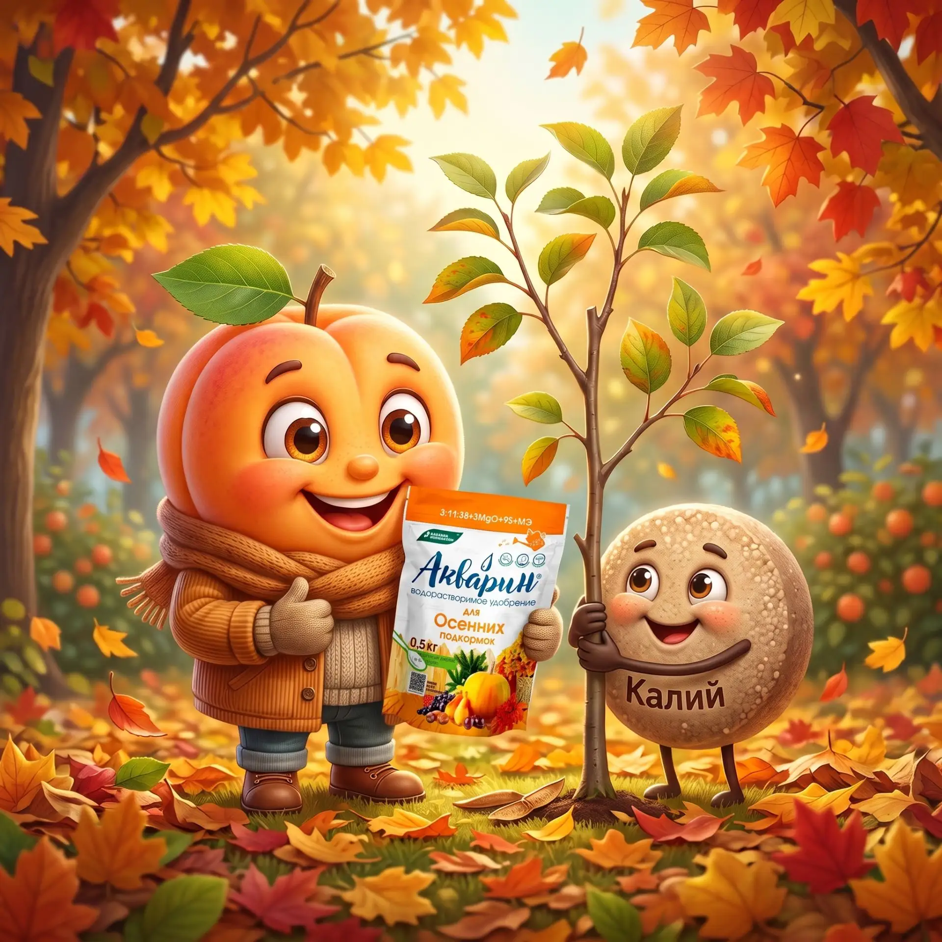 🍁 Акварин — водорастворимое удобрение для осенних подкормок
