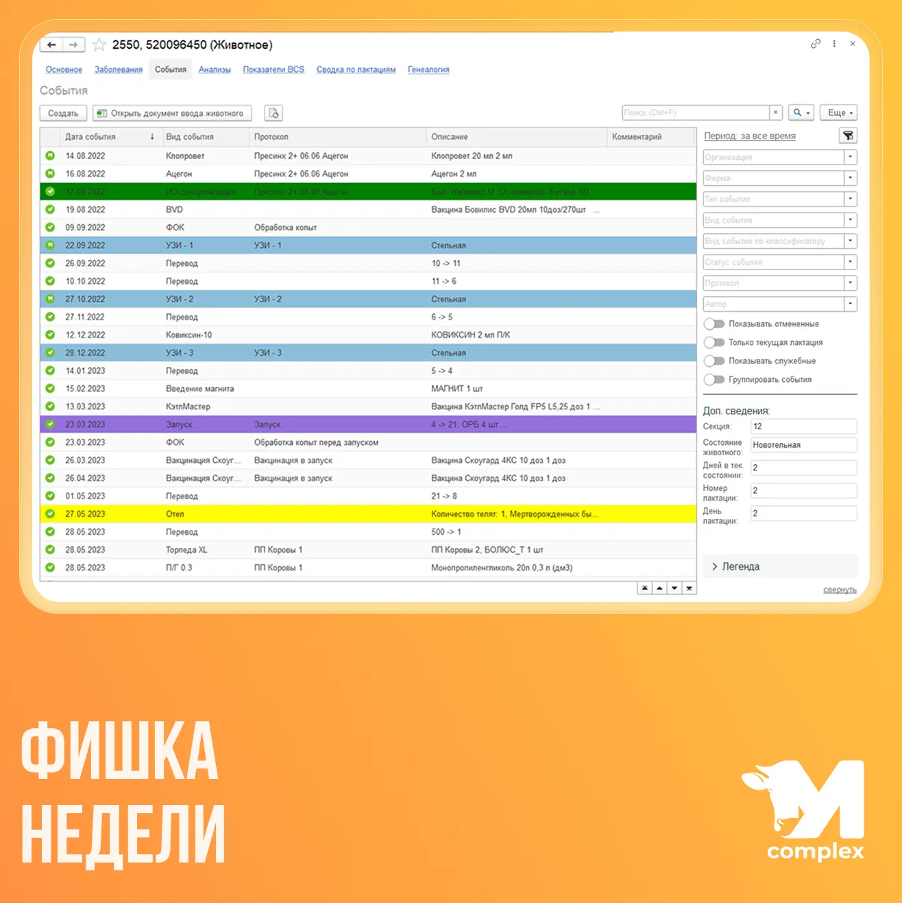 Фишка недели