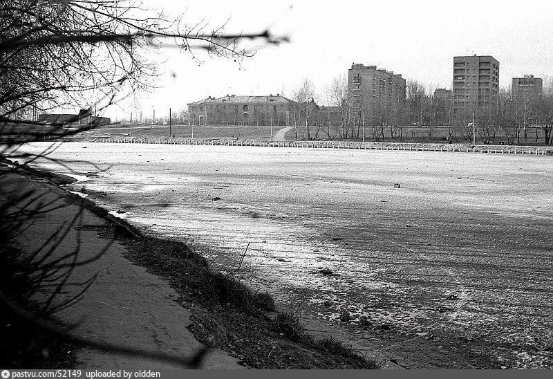 Вид на Люблинский пруд и улицу Шкулёва