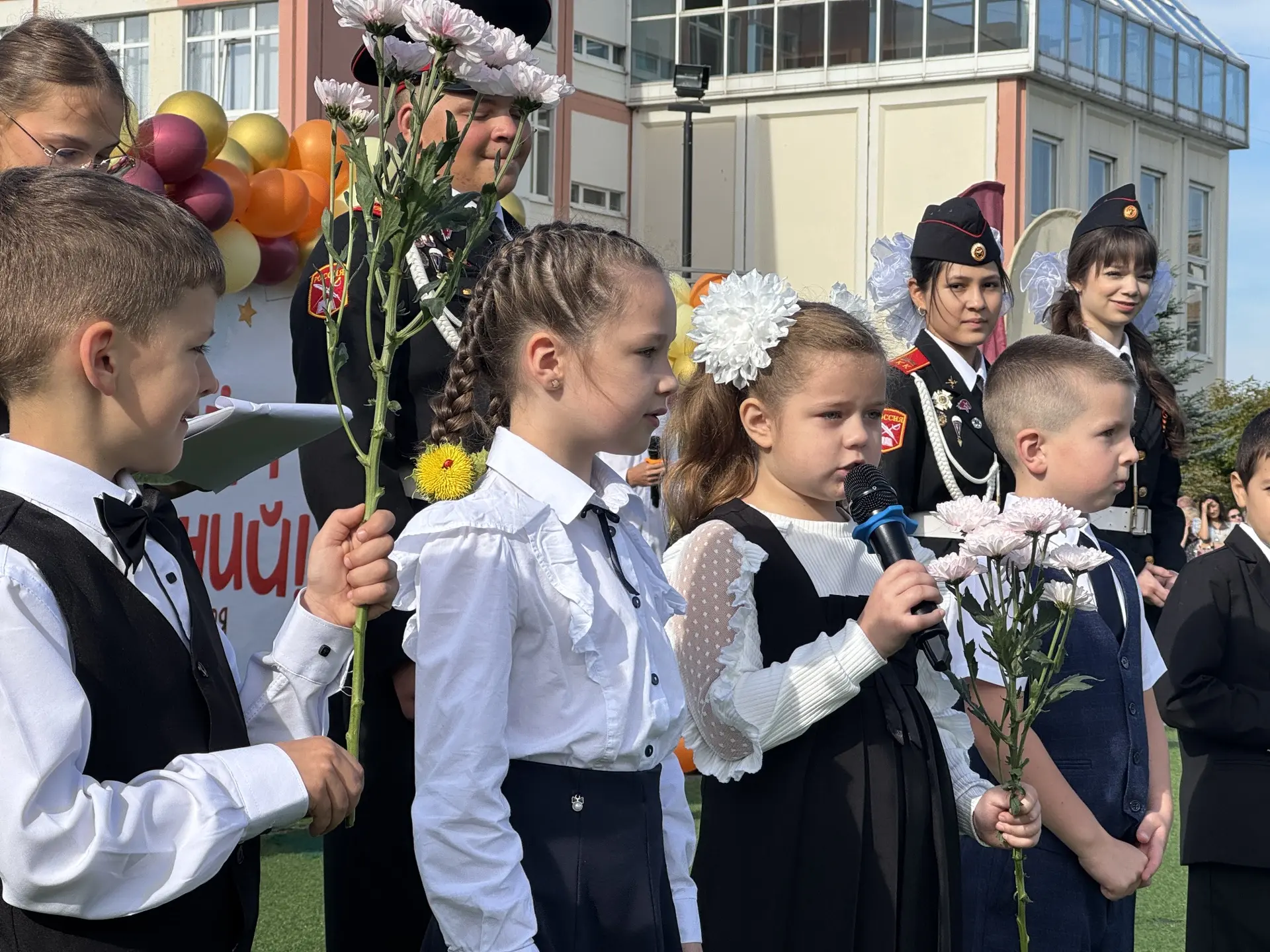 А теперь кадры первоклассников Марушкино!👏🏼