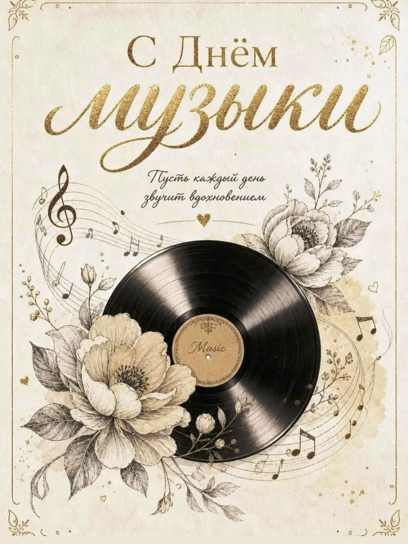 🎉 Поздравляем с Международным днём музыки!