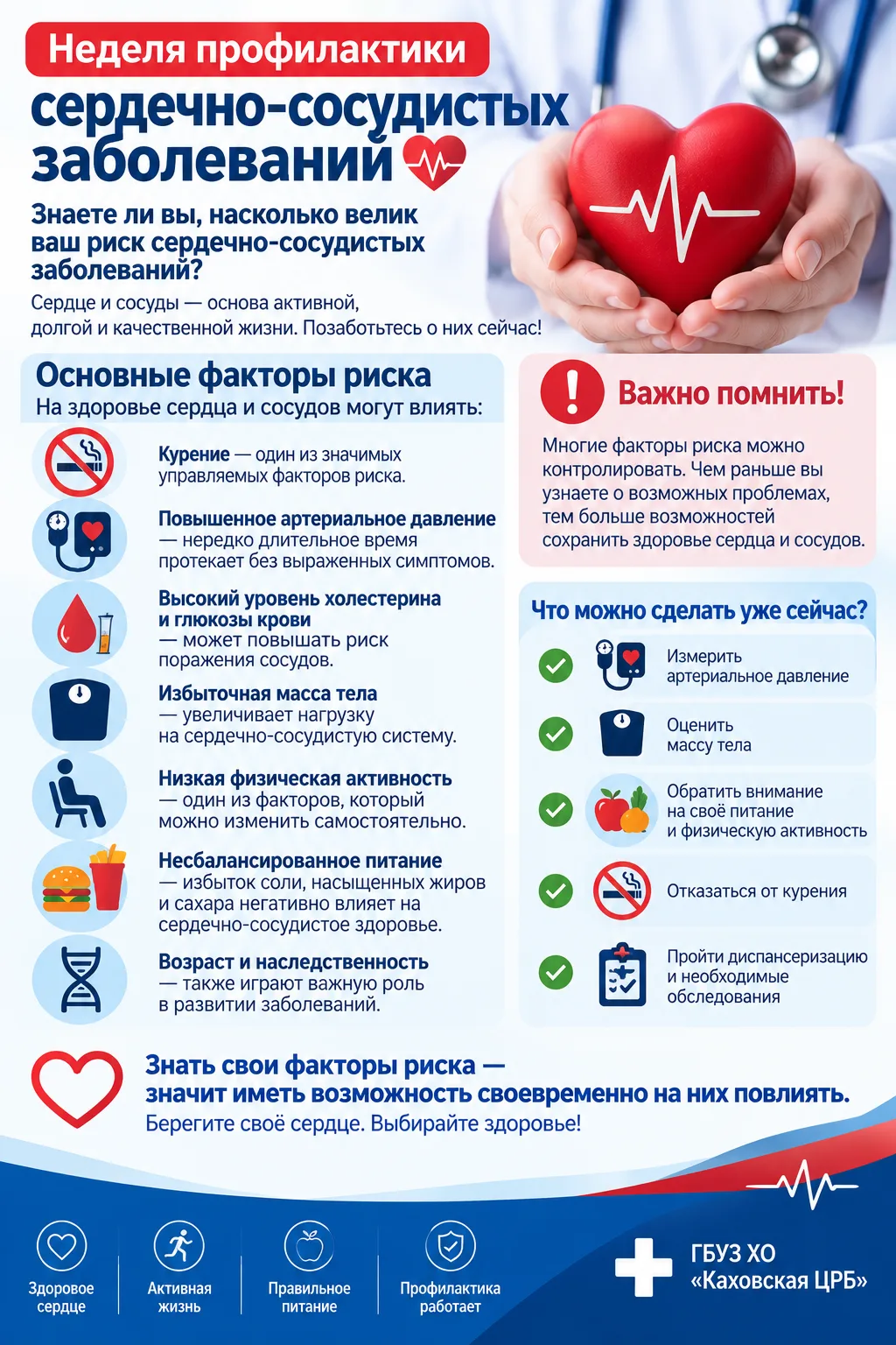 ⚠️Знаете ли вы, насколько велик ваш риск сердечно-сосудистых заболеваний?