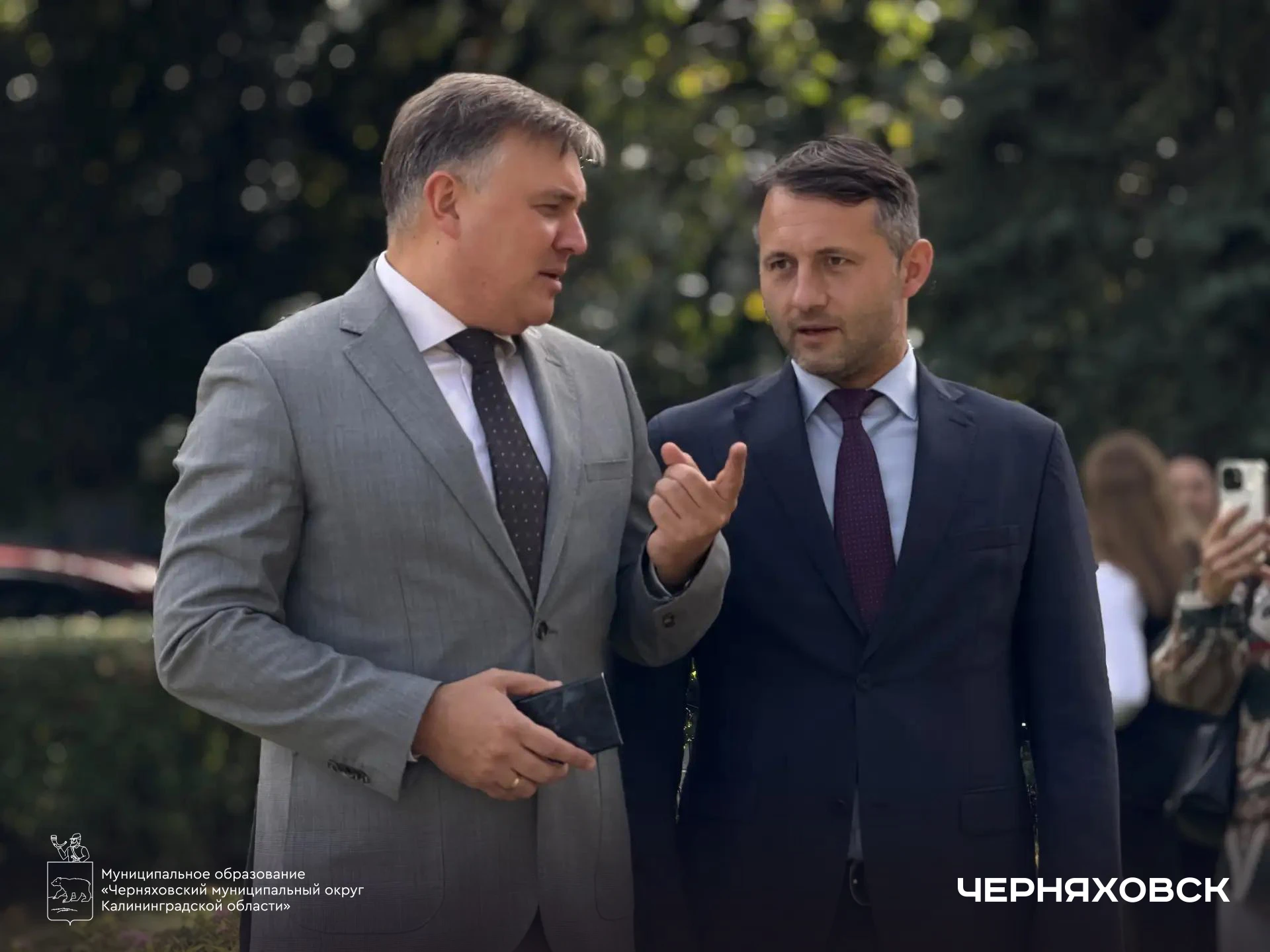 В Черняховске открыли мурал в память о главном архитекторе города Иване Матве