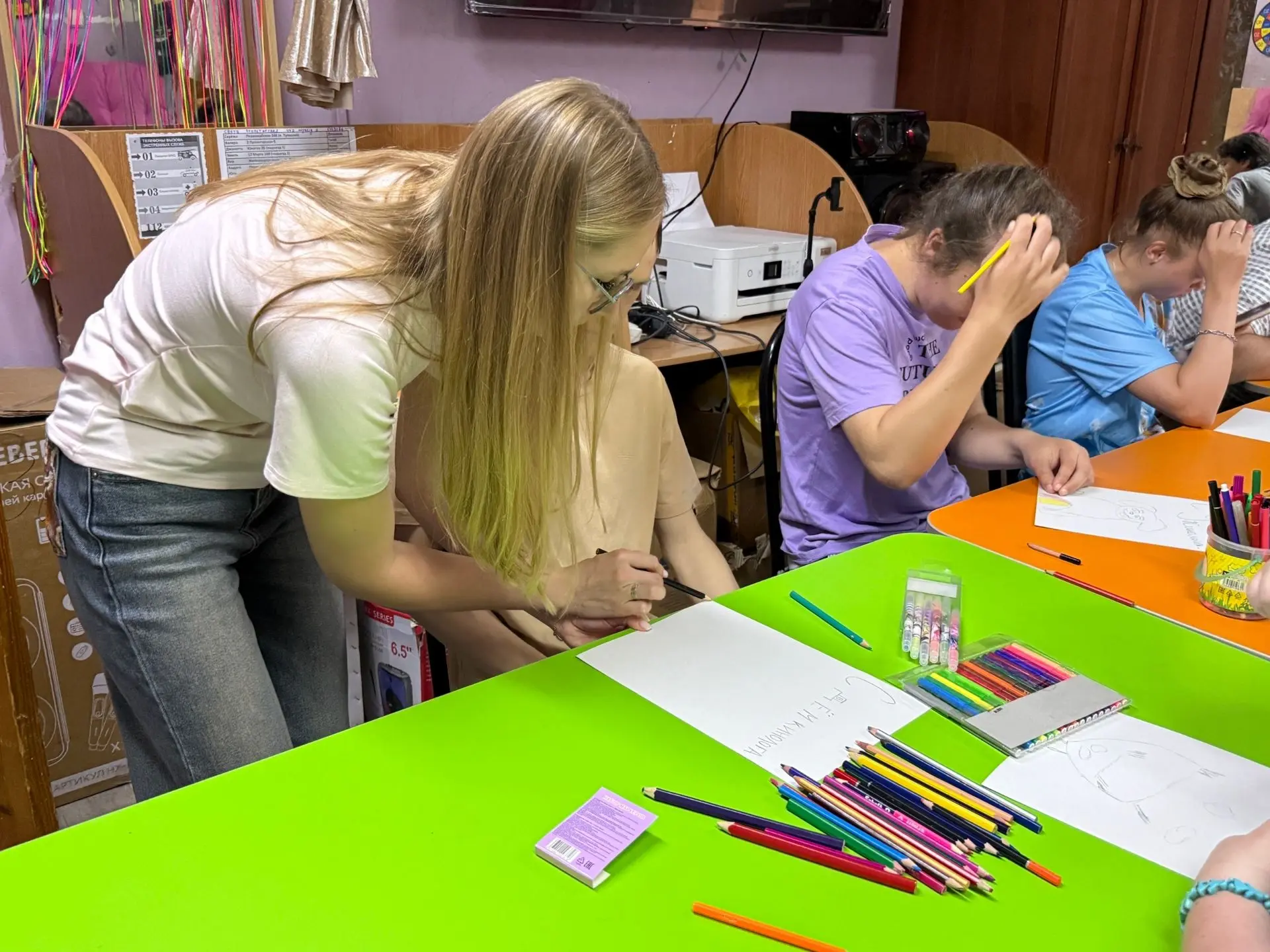 🫟Сотрудники Молодёжного центра Майкопа посетили Инклюзивный центр «Вместе со всеми», где провели тв