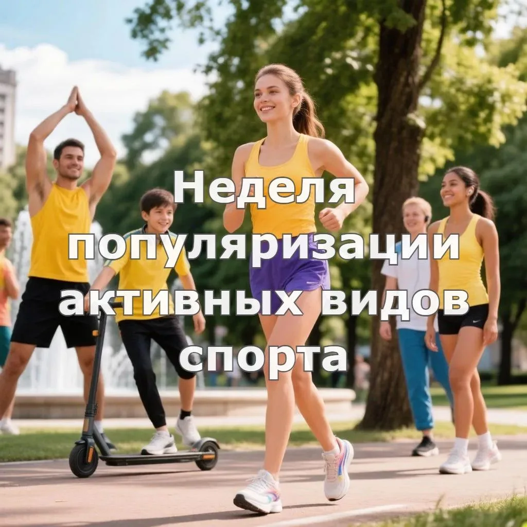 🏃‍♂️ Неделя популяризации активных видов спорта!