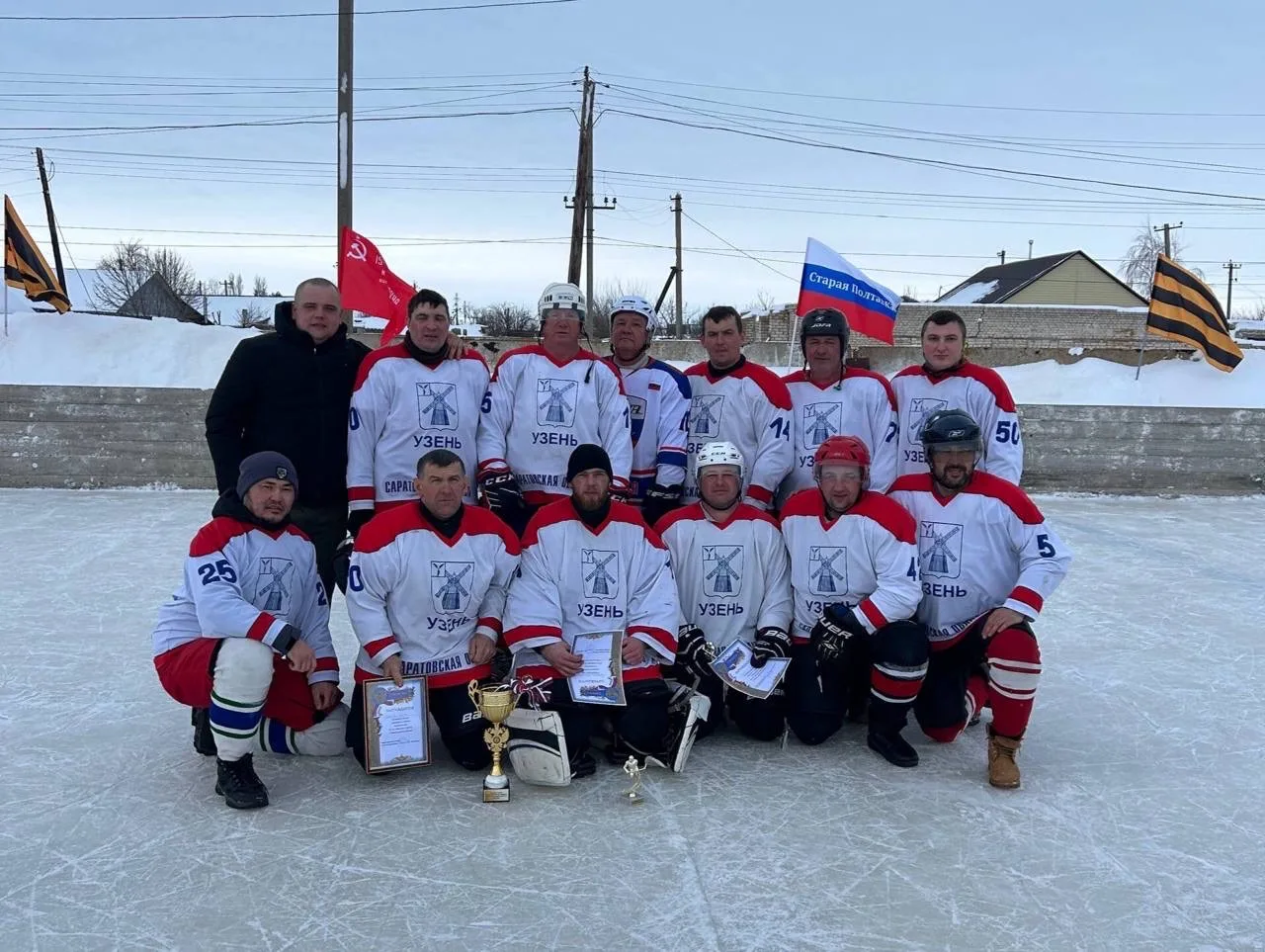 🏆 Питерский район – чемпион!  В Волгоградской области прошёл турнир по хоккею, посвящённый 83-й годо