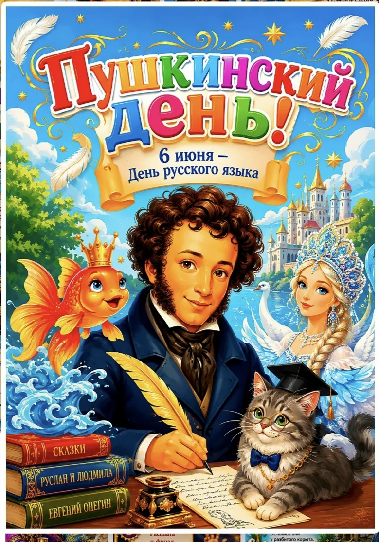 ☝️🤓 День русского языка (второе название — Пушкинский день) — праздник, который ежегод...