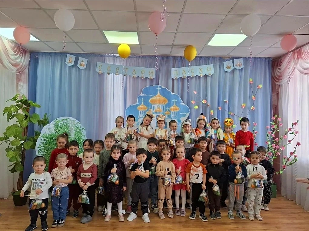 В нашем детском саду прошло яркое и доброе развлечение «Светлая Пасха»