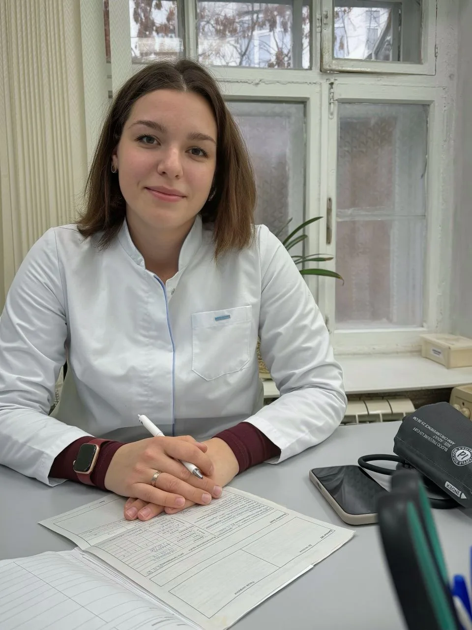 В адрес врача-стажера нашего диспансера поступила благодарность от мамы юного спортсмена: