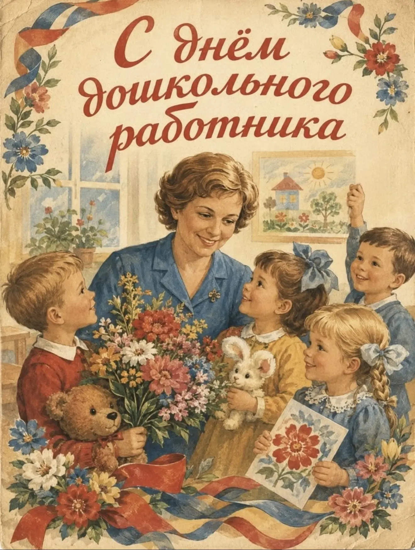🧸Уважаемые воспитатели, педагоги, работники и ветераны дошкольного образования!