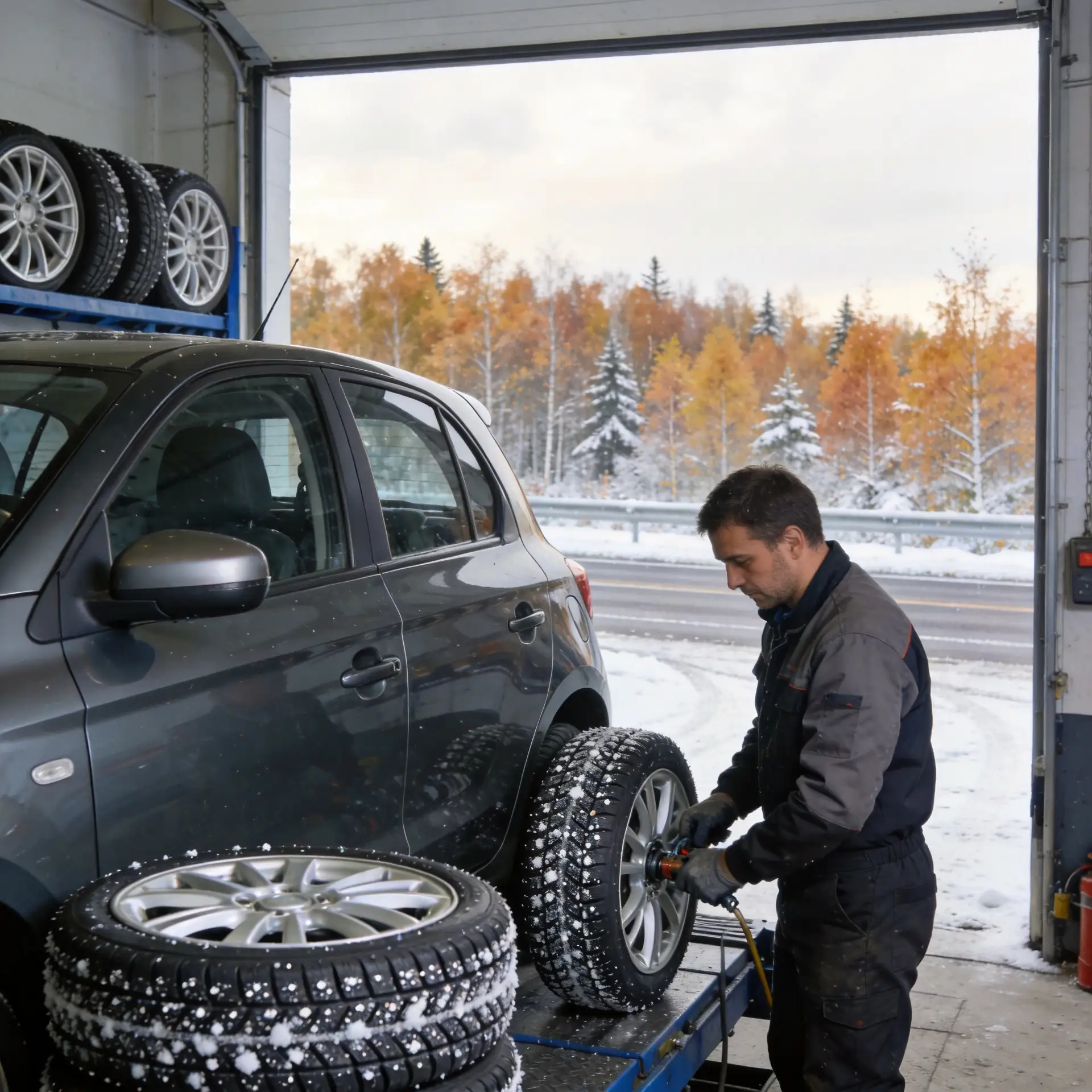 🚘С 1 сентября водителям разрешат ставить шипованную резину