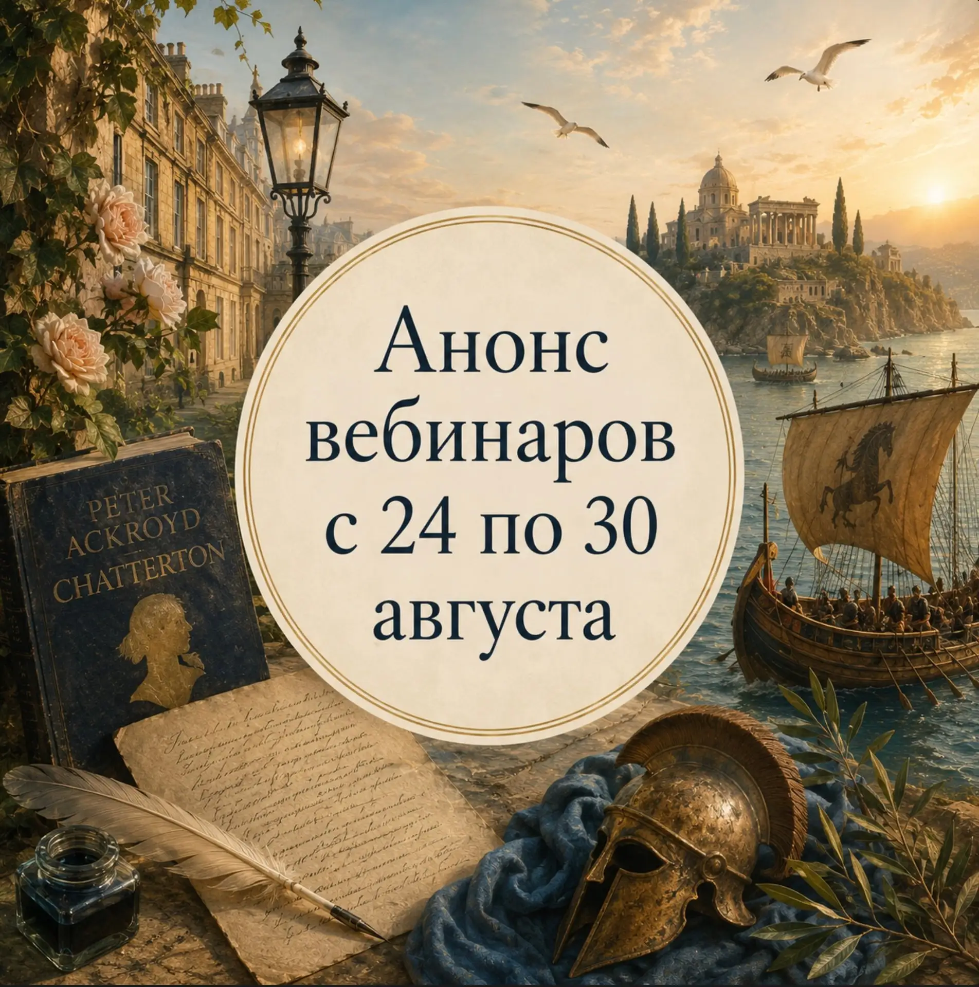 Анонс вебинаров с 24 по 30 августа: