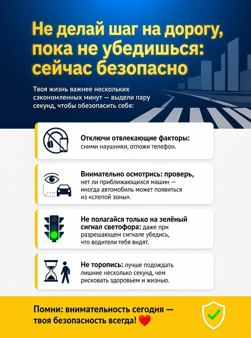 О безопасности на дороге☝️

Ни одна деталь на дороге не должна оставаться без внимания — опасность м