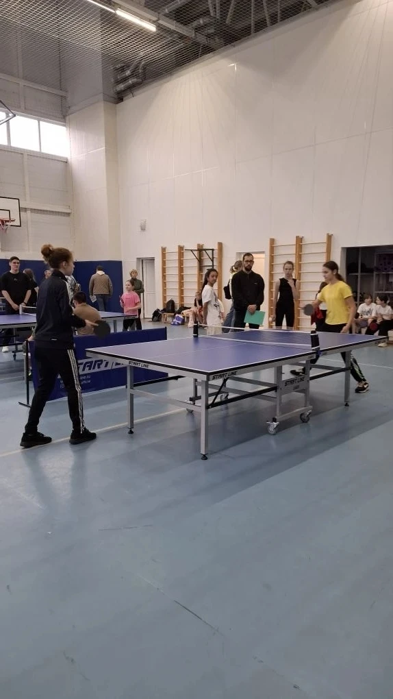 🏓 Достойный финал Президентских игр!  26 марта прошли соревнования по настольному теннису — заключит