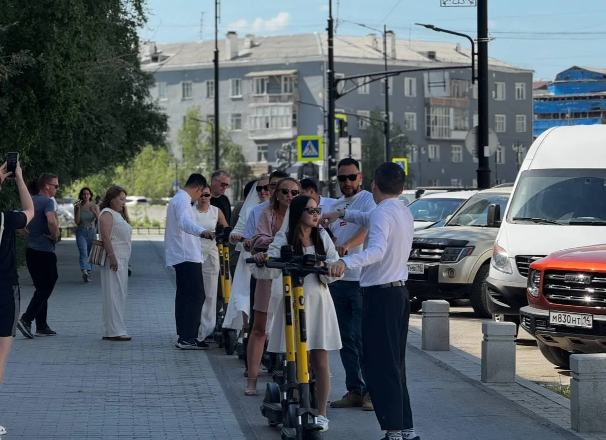 Немного фото с самокатчиками, которые не бесят 😅