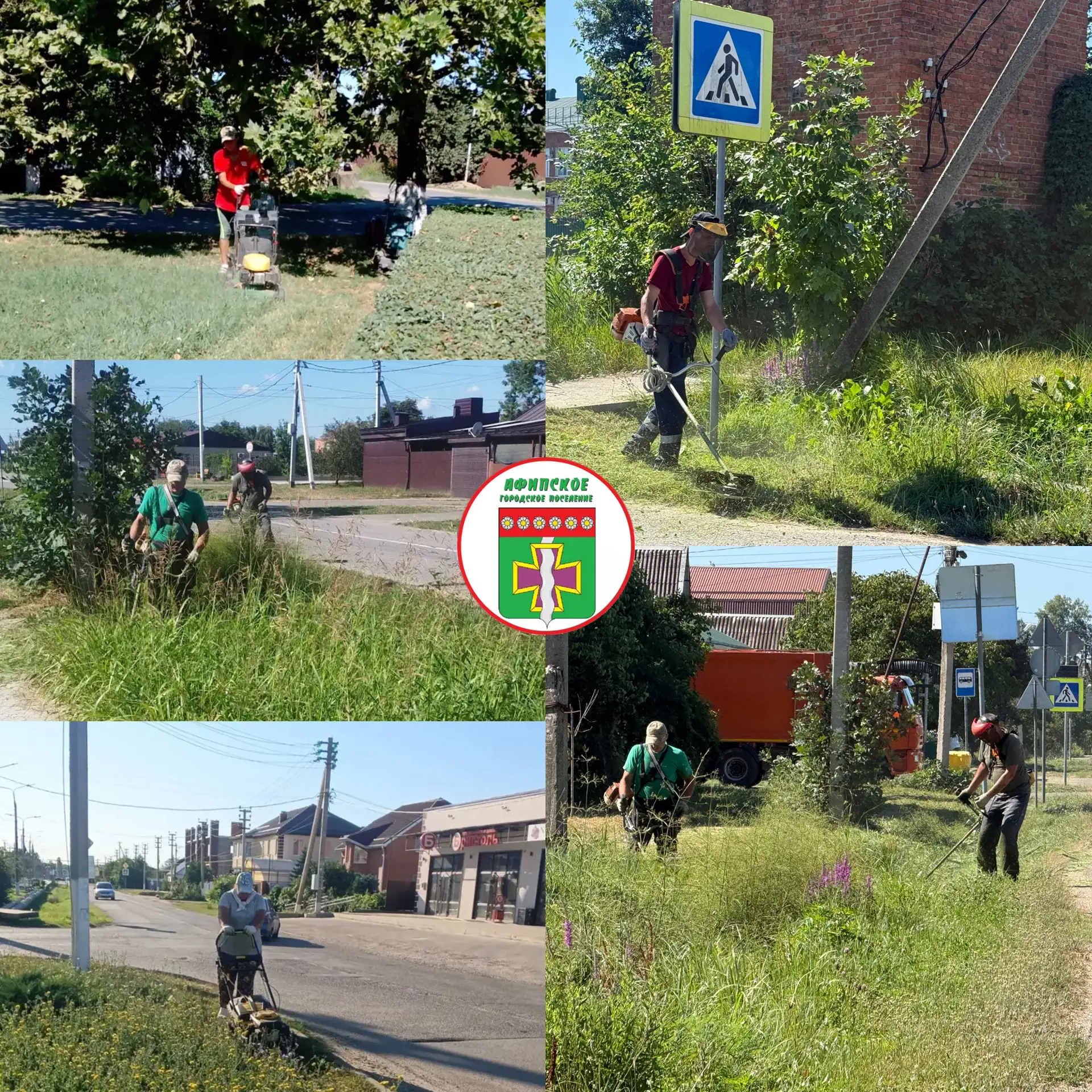 На территории поселения ведутся работы по покосу сорной растительности. 

Сегодня работы проводятся 